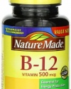 Nature Made Vitamin B-12 500 Mcg, Tablets, 200-Count