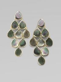 EXCLUSIVELY AT SAKS. From the Rock Candy Collection. Iridescent teardrops of black shell in 18K yellow gold settings.Black shell 18K yellow gold Length, about 2¼ Width, about 1 Post backs Imported EXCLUSIVELY AT SAKS. From the Rock Candy Collection. Iridescent teardrops of black shell in 18K yellow gold settings.Black shell 18K yellow gold Length, about 2¼ Width, about 1 Post backs Imported