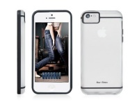 Bear Motion Premium Flexible Polycarbonates PC / Thermoplastic polyurethane TPU Combination Case for iPhone 5 - Gray / White Bear Motion Premium Flexible Polycarbonates PC / Thermoplastic polyurethane TPU Combination Case for iPhone 5 - Gray / White