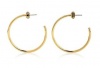 Juicy Couture Med Thin Gold Hoop Earrings