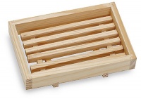 Primal Elements Wood Soap Dish (Pack of 3) Primal Elements Wood Soap Dish (Pack of 3)