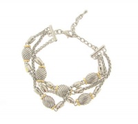 Designer Inspired Triple Strand Bracelet