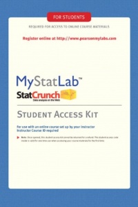 MyStatLab -- Standalone Access Card MyStatLab -- Standalone Access Card