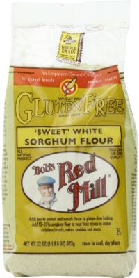 Bob's Red Mill Gf Sweet White Sorghum Flour, 22-Ounce (Pack of 4) Bob's Red Mill Gf Sweet White Sorghum Flour, 22-Ounce (Pack of 4)