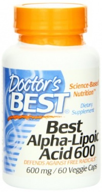 Doctor's Best Best Alpha-Lipoic Acid (600 Mg) Vegetable Capsules, 60-Count Doctor's Best Best Alpha-Lipoic Acid (600 Mg) Vegetable Capsules, 60-Count