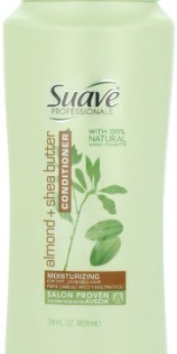 Suave Professionals, conditioner, almond and shea butter, 28oz