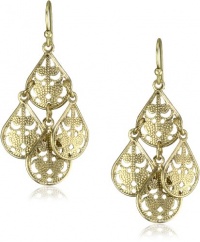 1928 Jewelry Filigree Teardrop Chandelier Earrings 1928 Jewelry Filigree Teardrop Chandelier Earrings