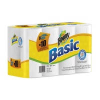Bounty Basic Paper Towels Large Rolls, 8 Count Bounty Basic Paper Towels Large Rolls, 8 Count