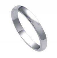 Sterling Silver 3mm Wedding Band Ring (Size 4 to 14) Sterling Silver 3mm Wedding Band Ring (Size 4 to 14)