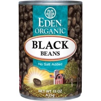 Eden Organic Black Beans, No Salt Added, 15-Ounce Cans (Pack of 12) Eden Organic Black Beans, No Salt Added, 15-Ounce Cans (Pack of 12)