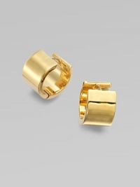 A versatile design with a shiny finish. BrassLength, about ½Hinge-and-post backImported A versatile design with a shiny finish. BrassLength, about ½Hinge-and-post backImported