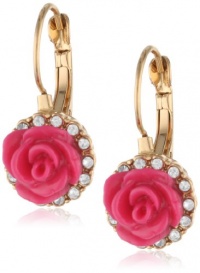 Betsey Johnson Flower Drop Earrings Betsey Johnson Flower Drop Earrings