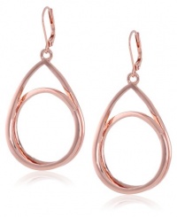 T Tahari Essentials Open Spiral Rose Drop Earrings T Tahari Essentials Open Spiral Rose Drop Earrings