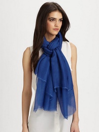 EXCLUSIVELY AT SAKS. This vibrant style is woven from a wonderfully warm silk/cashmere blend.75% silk/25% cashmere59 X 79Dry cleanImported EXCLUSIVELY AT SAKS. This vibrant style is woven from a wonderfully warm silk/cashmere blend.75% silk/25% cashmere59 X 79Dry cleanImported