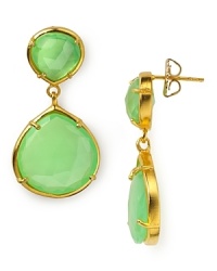 Candy-colored stones are playful pieces to add to your jewelry collection. Pop in Coralia Leet's chartreuse drop earrings for a fun style infusion. Candy-colored stones are playful pieces to add to your jewelry collection. Pop in Coralia Leet's chartreuse drop earrings for a fun style infusion.
