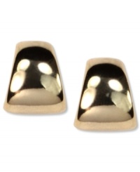 Button up your look! Anne Klein's button earrings feature a post backing for sweet style. Crafted in gold tone mixed metal. Button up your look! Anne Klein's button earrings feature a post backing for sweet style. Crafted in gold tone mixed metal.