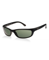 The Ray-Ban Leisure Sport is a simple, sleek frame with a great fit. Its wrapped shape blocks light from the sides and protects the eyes from the wind. The smaller modified rectangular frame is made from light and durable nylon. The Ray-Ban Leisure Sport is a simple, sleek frame with a great fit. Its wrapped shape blocks light from the sides and protects the eyes from the wind. The smaller modified rectangular frame is made from light and durable nylon.