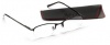 Select-A-Vision Semi Rimless Sport Readers, Black, +1.00