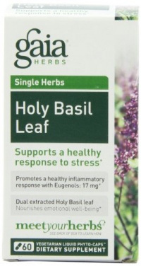Gaia Herbs Holy Basil Leaf, 60 Liquid Phyto-Capsules Gaia Herbs Holy Basil Leaf, 60 Liquid Phyto-Capsules