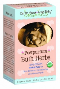 Earth Mama Angel Baby Postpartum Bath Herbs, 6 Count Earth Mama Angel Baby Postpartum Bath Herbs, 6 Count