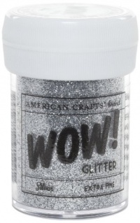 American Crafts Glitter, Extra Fine Silver American Crafts Glitter, Extra Fine Silver
