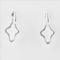 Barse Sterling Silver Hammered Cross Charm Earrings Barse Sterling Silver Hammered Cross Charm Earrings