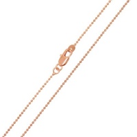 Rose Gold Plated Bead Chains 1.2mm (16 - 30 Available) Rose Gold Plated Bead Chains 1.2mm (16 - 30 Available)