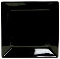 COLORcode Square Dinner Plate, Black Truffle, Set of 4 COLORcode Square Dinner Plate, Black Truffle, Set of 4