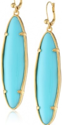 T Tahari Essential Surfboard Turquoise Drop Earrings T Tahari Essential Surfboard Turquoise Drop Earrings