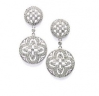 Eliot Danori Earrings, Les Fleurs Round Drop Earrings Eliot Danori Earrings, Les Fleurs Round Drop Earrings