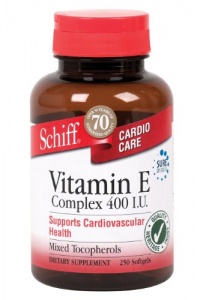 Schiff Natural Vitamin E Complex, 400 IU, 250 Softgels Schiff Natural Vitamin E Complex, 400 IU, 250 Softgels