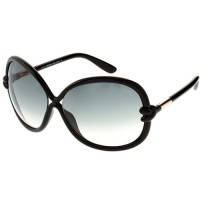 Tom Ford Sonja Oversized Sunglasses Black FT0185-01B Tom Ford Sonja Oversized Sunglasses Black FT0185-01B