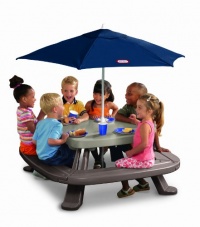 Little Tikes Fold 'n Store Table with Market Umbrella Little Tikes Fold 'n Store Table with Market Umbrella
