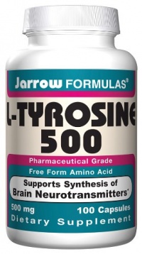 Jarrow Formulas - L-Tyrosine 500, 500 mg, 100 capsules Jarrow Formulas - L-Tyrosine 500, 500 mg, 100 capsules