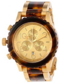 Nixon Men's 42-20 Chrono Analog Watch, Color: Gold / Molasses Nixon Men's 42-20 Chrono Analog Watch, Color: Gold / Molasses