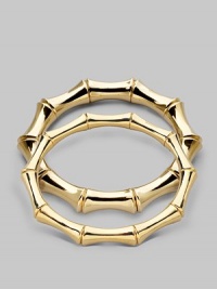 From the Bamboo Collection. Inspired by mother nature and sculpted in a polished yellow gold.18K yellow gold Diameter, about 2¾ Width, about ½ Made in Italy Please note: Bracelets sold separately. From the Bamboo Collection. Inspired by mother nature and sculpted in a polished yellow gold.18K yellow gold Diameter, about 2¾ Width, about ½ Made in Italy Please note: Bracelets sold separately.