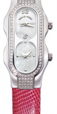 Philip Stein Signature watch on Hot Pink Lizard strap Philip Stein Signature watch on Hot Pink Lizard strap