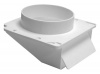 Lambro 143W White Plastic Under Eave Vent, 4-Inch