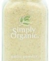 Simply Organic Garlic Powder Certified Organic, 3.64-Ounce Container