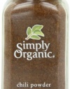 Simply Organic Chili Powder Certified Organic, 2.89-Ounce Container