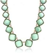 Anne Klein Gold-Tone Green Collar Necklace, 16 Anne Klein Gold-Tone Green Collar Necklace, 16