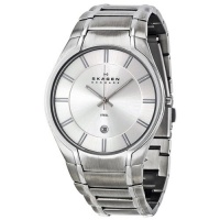 Skagen Silver Dial Stainless Steel Mens Watch 573XLSXS Skagen Silver Dial Stainless Steel Mens Watch 573XLSXS