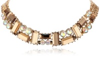 Betsey Johnson Iconic Summer Metallics Gem Collar Necklace, 18 Betsey Johnson Iconic Summer Metallics Gem Collar Necklace, 18