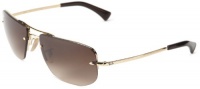 Ray-Ban 0RB3497 001/13 Rimless Sunglasses,Arista,59 mm Ray-Ban 0RB3497 001/13 Rimless Sunglasses,Arista,59 mm