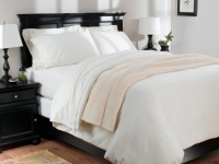 Pinzon 160-Gram Solid Flannel Full/Queen Duvet Cover, Cream Pinzon 160-Gram Solid Flannel Full/Queen Duvet Cover, Cream