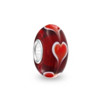 Bling Jewelry Murano Red Heart Glass Bead 925 Sterling Silver Fits Pandora Charms Bling Jewelry Murano Red Heart Glass Bead 925 Sterling Silver Fits Pandora Charms