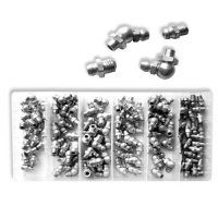 110-Piece Hydraulic Grease Fitting Assortment - Metric 110-Piece Hydraulic Grease Fitting Assortment - Metric
