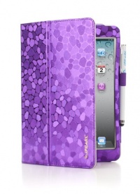 iPearl Carrying Folia Cover Case(with Built-in Stand, hand strap, auto sleep/wakeup and Touch Screen Stylus Pen) for Apple iPad mini 7.9 - Purple Diamond Design iPearl Carrying Folia Cover Case(with Built-in Stand, hand strap, auto sleep/wakeup and Touch Screen Stylus Pen) for Apple iPad mini 7.9 - Purple Diamond Design