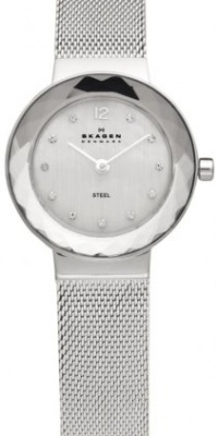 Skagen Women's 456SSS Applied Genuine swarovski CrystalHour Markers Watch Skagen Women's 456SSS Applied Genuine swarovski CrystalHour Markers Watch