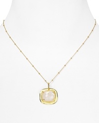 Coralia Leets has refined daytime jewelry by blending natural stones with elegantly simple construction. Here the designer combines moonstone and sterling silver to create a delicate pendant necklace. Coralia Leets has refined daytime jewelry by blending natural stones with elegantly simple construction. Here the designer combines moonstone and sterling silver to create a delicate pendant necklace.